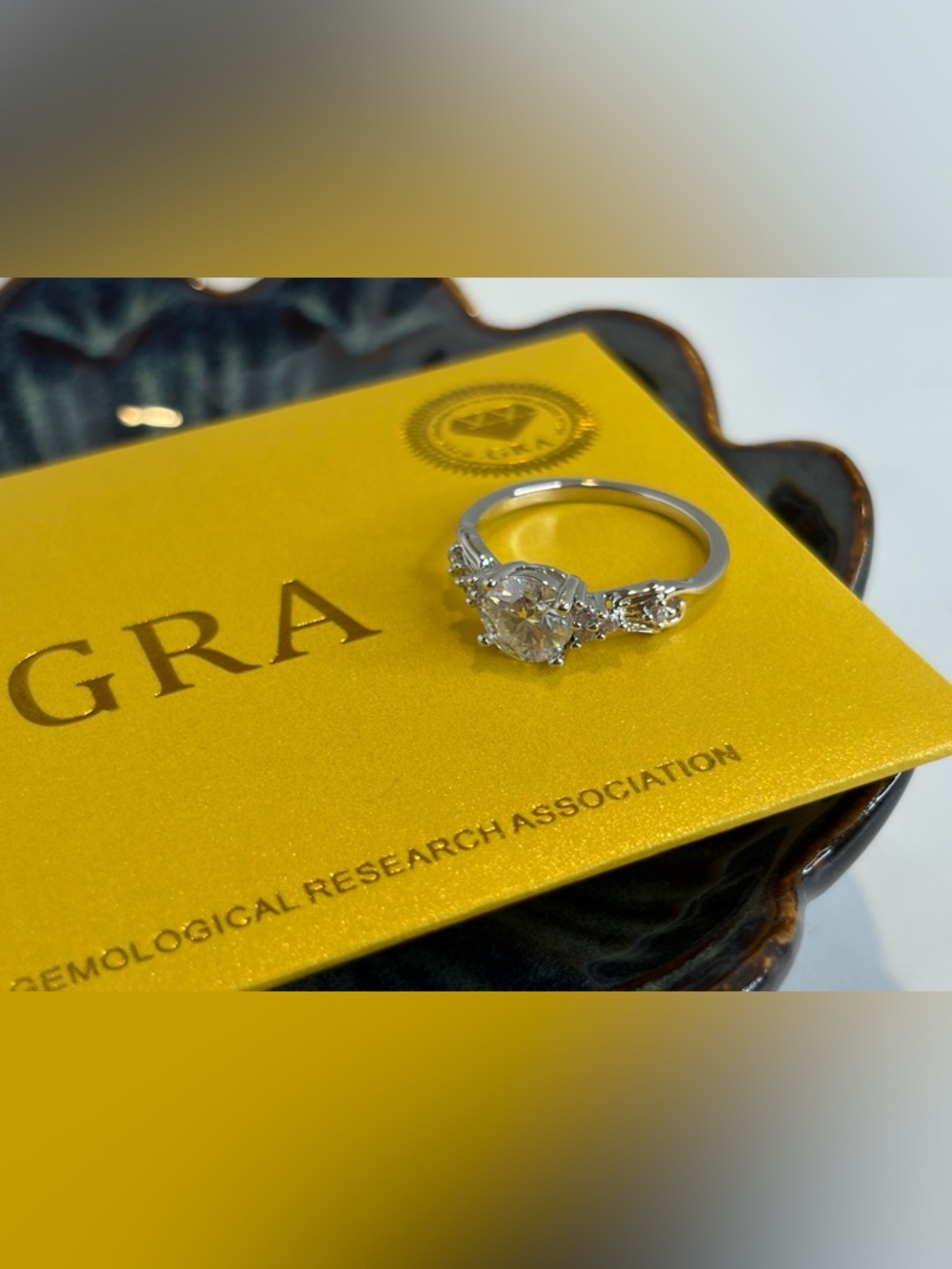 Moissanite Ring Size: 7 - Picture 15 of 17